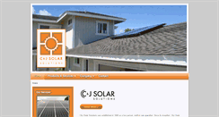 Desktop Screenshot of cnjsolarsolutions.com