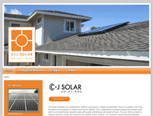 Tablet Screenshot of cnjsolarsolutions.com